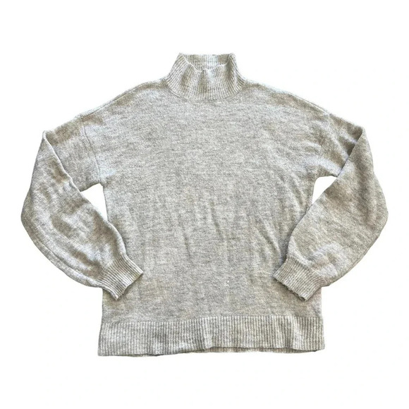 Marled Reunited Clothing Beige Turtleneck Sweater M - Picture 1 of 4